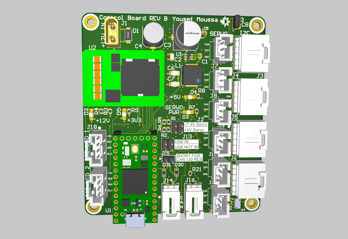 Control Board Rev B Front