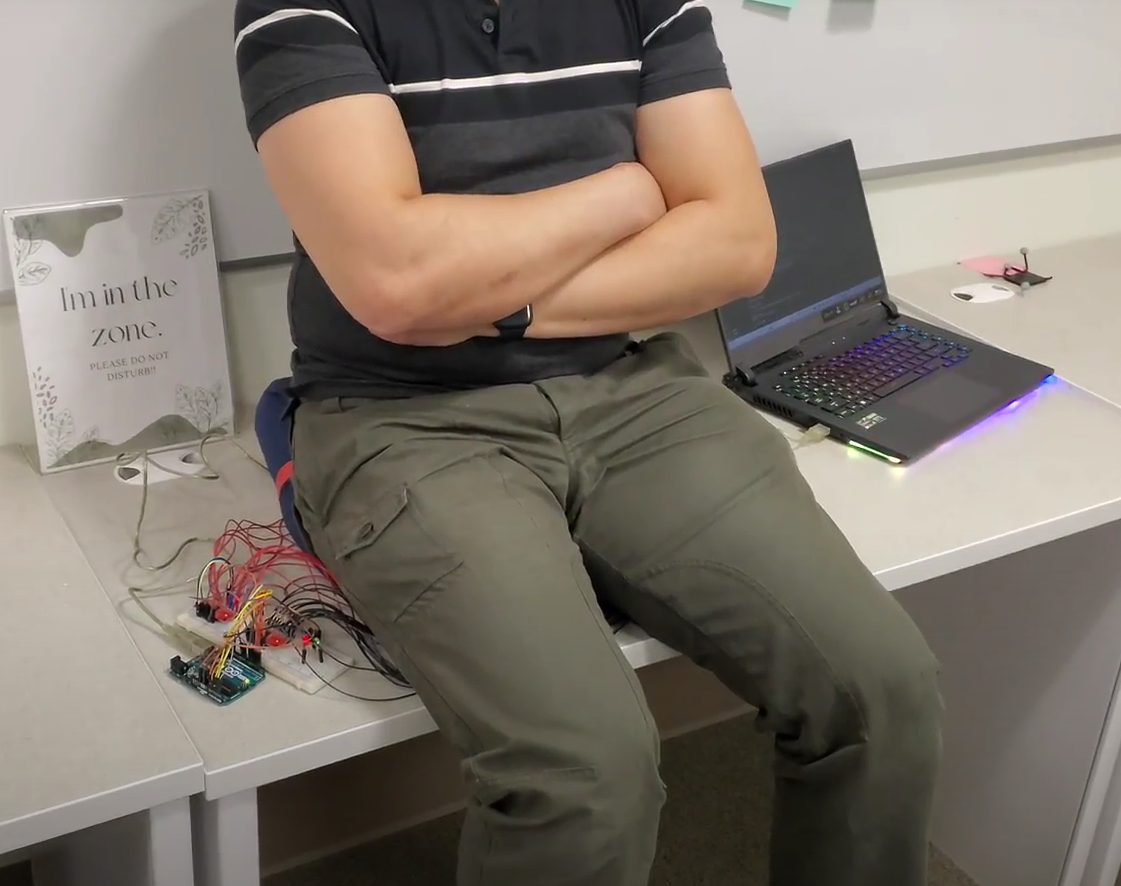 Smart Cushion Testing Setup